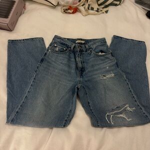 Levi's Blue Distressed Women Jeans